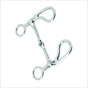 New Arrival Kimberwick Horse Bit Stainless Steel <b>Straight</b> <b>Bar</b> Mouth Equestrian Riding Tack - Product Image 6