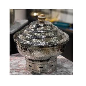 Plato de frotamiento de acero inoxidable con soporte de hierro, plato de frotamiento de alimentos de forma redonda de tamaño personalizado a buen precio - Product Image 2