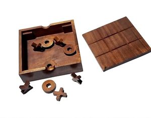 Regalo de Madera de Tres en Raya, Ideal para Cumpleaños, Aniversarios, Festividades, Inauguraciones de Casas y Ocasiones Especiales - Product Image 5