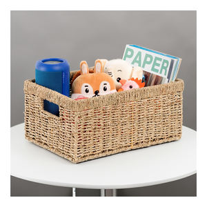 Cestas de Almacenamiento de Jacinto de Agua de Alta Calidad de Vietnam, Duraderas, Ecológicas, Modernas y Multifuncionales para Interiores de Habitaciones de Hotel - Product Image 1