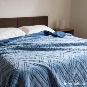 Manta polar suave de lujo Cozy Navy Blue Diseño en relieve Tamaño único - Product Image 4