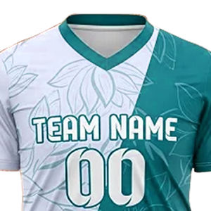 Outdoor Team Training Crew Neck Uniform for Adults Automated Cutting Soccer Jersey & Tops 100% Polyester Quick Dry Breathable - Product Image 4