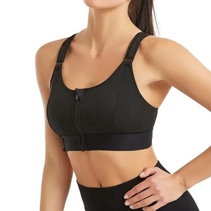 Sports <b>Yoga</b> Bra, Tight Fitting, Gathering, High-strength, Shockproof, Fitness, Running, Cycling, with Chest <b>Cushion</b>, Sports Top - Product Image 3
