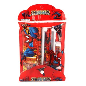 Ensemble de papeterie Spider-Man 5 pièces - Rouge - Product Image 2