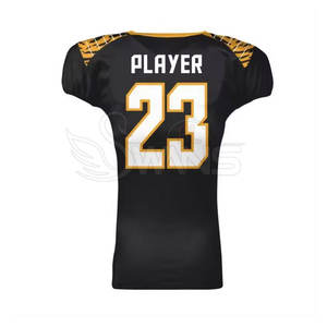 เสื้อฟุตบอลอเมริกันสไตล์ใหม่ ระบายอากาศได้ดี แขนสั้น แห้งเร็ว คุณภาพสูง ออกแบบได้ตามต้องการ ขายออนไลน์ - Product Image 2