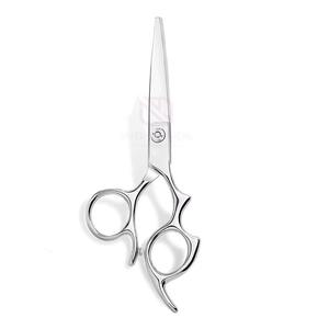 Ciseaux de barbier en acier inoxydable de haute qualité, bord de rasoir extra-affûté, manche élégant, finition polie, pour droitiers, précision professionnelle - Product Image 1