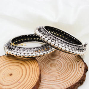 925 Sterling Silver Meilleure Qualité Perlé Designer Bracelet À La Main Bracelet En Argent Bracelet Bijoux Pour La Vente En Gros - Product Image 6