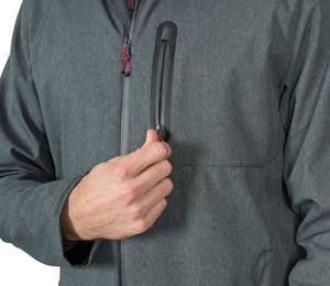 Chaqueta cortavientos Softshell de primavera para hombre personalizada al por mayor 2025 chaqueta utilitaria de talla grande con capucha y cremallera de último diseño para exteriores - Product Image 5