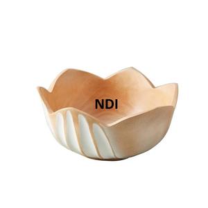 Style unique écologique fait à la main Design alimentaire fruits pâtes servant la restauration à domicile utilisation Top qualité finition naturelle bol profond - Product Image 3