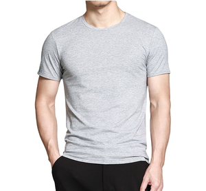 T-shirts pour hommes exigeants Logo personnalisé plaine 100% coton décontracté respirant T-shirts disponibles en plusieurs couleurs - Product Image 2