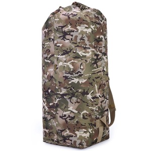 Bolsa de lona mediana de 75L - Asa superior BTP, correas para mochila, cierre de gancho con bloqueo, panel transparente para identificación, camuflaje personalizado - Product Image 1