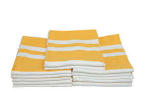 Juego de servilletas bordadas personalizables de algodón 100% estilo cuadrado Vintage hechas a mano de 12 reutilizables para uso doméstico o en avión - Product Image 3