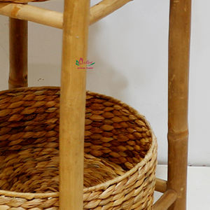 Artex Dong thap ชั้นวางของทำมือจากหญ้าทะเลธรรมชาติและผักตบชวา - Product Image 3