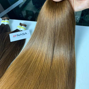 ผมต่อแบบตรงสไตล์เวียดนามแท้สำหรับผมตรงยาว26นิ้วผมธรรมชาติบริสุทธิ์แบบ100% กำหนดเอง - Product Image 1
