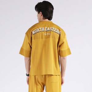 Fabricante OEM de alta calidad 100% algodón logotipo personalizado camiseta de gran tamaño Puff estampado camiseta baja moq de Pakistán camisetas para hombres - Product Image 3