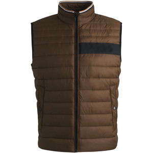 Veste sans manches matelassée zippée pour homme avec logo sur le devant, style streetwear tendance pour l'hiver, vente chaude - Product Image 5