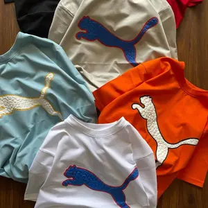 T-shirts pour hommes personnalisés en gros avec toile de coton Suvin, motif uni, logo personnalisé et impression numérique - Product Image 6