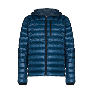 OEM Custom Men's Bomber Polyester Soft Shell Puffer Jacket Unisex Waterproof <b>Fabric</b> with All-Over Printing Logo Zipper Closure - Product Image 6