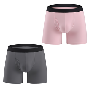 <b>Men's</b> Breathable Boxer Briefs Designed with Smooth Skin-Friendly Fabric and Contoured Pouch Support <b>Men's</b> <b>Underwear</b> Manufacturer - Product Image 1