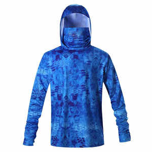 Sweat à capuche de pêche léger pour la randonnée en plein air personnalisé à manches longues pull à capuche de pêche par sublimation au prix de gros - Product Image 2