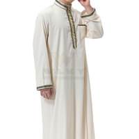 Ropa islámica Hombres Thobe Musulmán Árabe Thobe Venta al por mayor Jubba para hombres Ropa islámica para hombres Thobe
