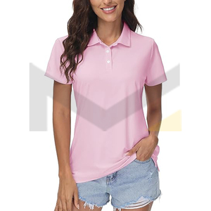 เสื้อยืดสตรีผ้าโพลีเอสเตอร์ทรงโอเวอร์ไซส์แขนสั้นลำลองคุณภาพสูงปักโลโก้ได้ตามต้องการลายสีพื้นพิมพ์ขนาดใหญ่ - Product Image 1