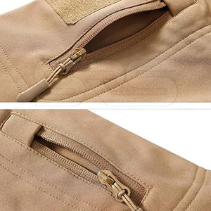 STRONG REAPERS SPORTS Made Pakistan Men Winter Jacket Stand Collar Zipper Front Logo Breathable Polyester/Cotton Latest Design - Product Image 3