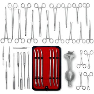 High Quality Stainless Steel Set 35 Dilatation Curettage Gynecology Surgical Instruments Curette CE ISO Certified - Product Image 1