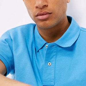 Venta al por mayor 100% algodón hombres Golf para Polo camisetas transpirable de punto logotipo personalizado impresión bordado patrón sólido estilo casual - Product Image 2