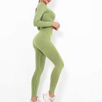 Vêtements de sport pour femmes de haute qualité, nouveau style décontracté, ensemble de yoga 2 pièces, taille plus, vêtements de sport en spandex/nylon