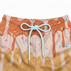 Shorts de sport personnalisés en sublimation pour hommes, entraînement, course à pied, séchage rapide, respirant, écologique, 100% polyester - Product Image 3