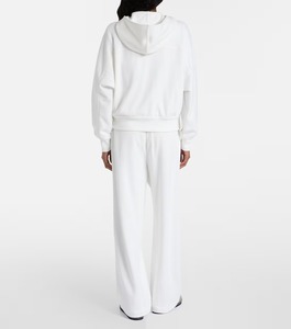 Sudadera con capucha con cremallera para mujer 100% algodón grueso polar ODM Logo frontal cálido invierno Casual - Product Image 5