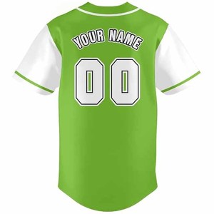 Full Sublimation Custom Unisex Baseball Jersey Lightweight Summer Sports Breathable Moisture-Wicking 100% Polyester Full Button - Product Image 5