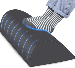 Repose-pieds au travail-Tabouret ergonomique pour soulager la fatigue et la douleur avec mousse à mémoire de forme, perle antidérapante - Product Image 1