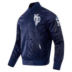 Chaqueta de satén sublimada personalizada al por mayor diseño de impresión completa estilo universitario ligero ajuste unisex OEM/ODM aceptado tendencia 2025 - Product Image 5