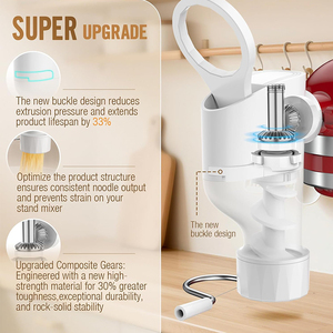 Accessoire de cuisine personnalisé pour machine à pâtes <span class=keywords><strong>KitchenAid</strong></span>, accessoires pour machine à pâtes avec 7 plaques à pâtes interchangeables pour <span class=keywords><strong>KitchenAid</strong></span> - Product Image 2
