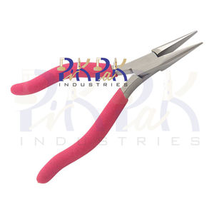 125mm chaîne nez pince lisse ressort mat mousse poignées Joint boîte fabrication de bijoux bricolage artisanat aiguille nez pince sertissage pêche - Product Image 4