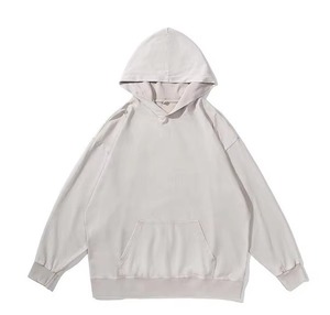 Sweat à capuche en coton lourd surdimensionné de haute qualité, vente en gros, sweat à capuche personnalisé pour homme, lavé à l'acide, uni, teint pour l'hiver - Product Image 2