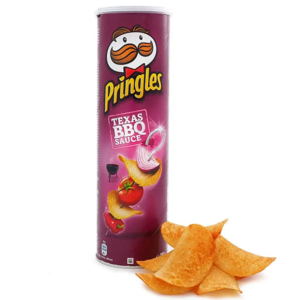 Chips croustillantes à bas prix de qualité originale Pringles chips de pomme de terre boîte/40g Pringles et 165g Pringles chips de pomme de terre/PRINGLES 165g