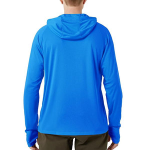 Chemises de pêche à capuche pour hommes avec trou pour le pouce, protection anti-UV UPF 50+, séchage rapide et respirantes - Product Image 6