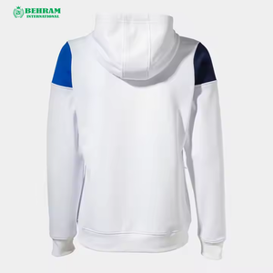 Fabrication sur mesure, broderie, unisexe, 400 g/m²/500 g/m², sweat-shirt à capuche surdimensionné sans cordon, double couche, fermeture éclair, 100 % coton - Product Image 5