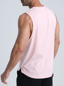 รับผลิตเสื้อกล้ามออกกำลังกายผู้ชายแบบขายส่ง OEM ผู้ผลิตและผู้จัดจำหน่าย รับผลิตเสื้อผ้าออกกำลังกายภายใต้แบรนด์ของลูกค้า - Product Image 4