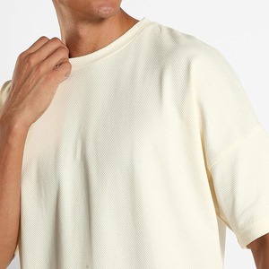 Survêtement d'été 100% coton respirant surdimensionné blanc de qualité supérieure pour hommes par Laz Industry en bas quantité minimale de commande - Product Image 5