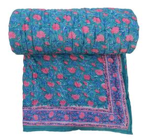 Edredón de algodón orgánico Mulmul 100%, patrón sólido suave y cómodo, estilo moderno hecho en India, diseño de personajes - Product Image 1