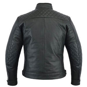 Top Trending Men's Leather Racing Jacket <b>Stand</b> Collar Letter Pattern Waterproof Eco-Friendly Pockets for <b>Motorbike</b> Street Biker - Product Image 2