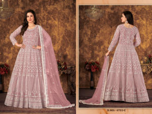 Costume Anarkali Salwar indien et pakistanais de fantaisie traditionnel exclusif pour femmes disponible au prix de gros auprès de l'exportateur indien - Product Image 3