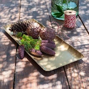 Premium Multifonctionnel En Laiton De Mariage Ramadan Décoratif Plateaux De Service Personnalisé Moderne De Luxe En Métal Artisanat Floral Mi - Product Image 4