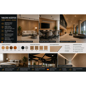Traditional & Modern Design Style MDF <b>Acoustic</b> Panels From Spain Veneer Finish Wood Panels for Hall & Studio Use - Product Image 5