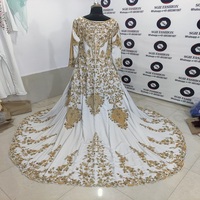 KAFTAN DE MARIAGE MAROCAIN DE HAUTE QUALITÉ PERSONNALISÉ POUR LA MARIEE MUSULMANE LA COULEUR ET LE DESIGN POUVENT ÊTRE MODIFIÉS EN FONCTION DES BESOINS DU CLIENT