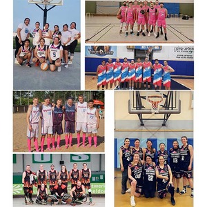 Uniforme de basket-ball réversible orange noir personnalisable maille rapide vierge respirant grande taille pour les équipes d'usine et de club - Product Image 5